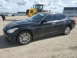 Salvage cars for sale at Nisku, AB auction: 2012 Infiniti M56 X