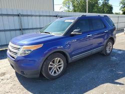 Salvage cars for sale at Gastonia, NC auction: 2013 Ford Explorer XLT
