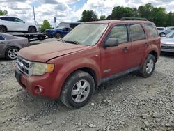 Salvage cars for sale at Mebane, NC auction: 2008 Ford Escape XLT