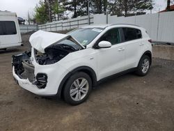 Salvage cars for sale at New Britain, CT auction: 2017 KIA Sportage LX