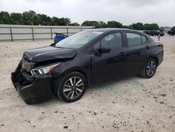 Salvage cars for sale at New Braunfels, TX auction: 2021 Nissan Versa SV