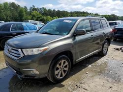 Salvage cars for sale from Copart Seaford, DE: 2011 Toyota Highlander Base
