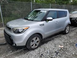 Salvage cars for sale from Copart Cicero, IN: 2016 KIA Soul +