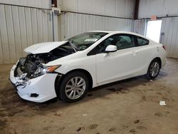 Honda salvage cars for sale: 2012 Honda Civic EX