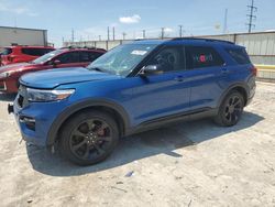 Salvage cars for sale from Copart Haslet, TX: 2021 Ford Explorer ST