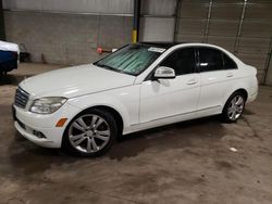 Salvage cars for sale from Copart Chalfont, PA: 2008 Mercedes-Benz C 300 4matic