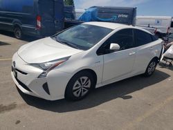 Salvage cars for sale at Hayward, CA auction: 2018 Toyota Prius