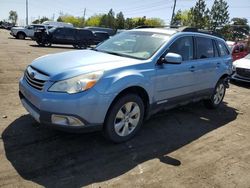 Salvage cars for sale from Copart Denver, CO: 2012 Subaru Outback 2.5I Limited