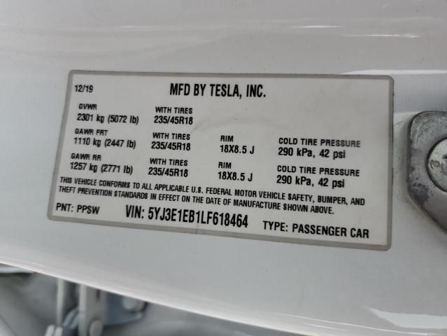 2020 Tesla Model 3