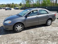 Salvage cars for sale from Copart Candia, NH: 2005 Toyota Corolla CE