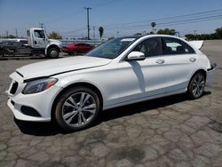 Salvage cars for sale at Colton, CA auction: 2017 Mercedes-Benz C 300 4matic