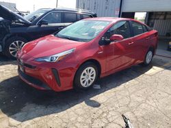 Salvage cars for sale at Chicago Heights, IL auction: 2022 Toyota Prius Night Shade