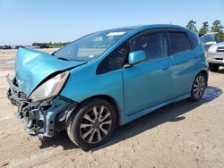 Salvage cars for sale from Copart Houston, TX: 2012 Honda FIT Sport