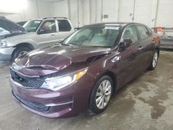 Salvage cars for sale at Madisonville, TN auction: 2018 KIA Optima LX