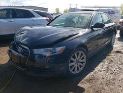 Salvage cars for sale at Elgin, IL auction: 2015 Audi A6 Premium