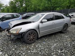 Salvage cars for sale at Waldorf, MD auction: 2007 Honda Accord EX