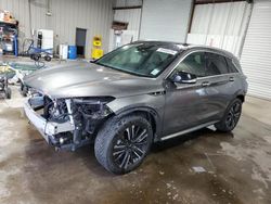 Salvage cars for sale from Copart New Orleans, LA: 2021 Infiniti QX50 Luxe