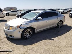 Salvage cars for sale at Amarillo, TX auction: 2010 Buick Lacrosse CXL