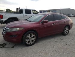 Salvage cars for sale at Haslet, TX auction: 2011 Honda Accord Crosstour EXL