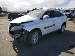 Salvage cars for sale from Copart Denver, CO: 2010 Lexus RX 350