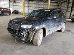 Jeep Grand Cherokee Summit salvage cars for sale: 2015 Jeep Grand Cherokee Summit