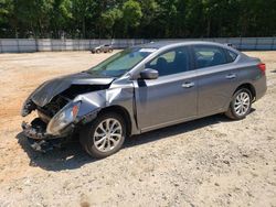 Salvage cars for sale at Austell, GA auction: 2018 Nissan Sentra S