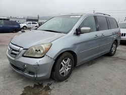 Salvage cars for sale from Copart Sun Valley, CA: 2006 Honda Odyssey EXL