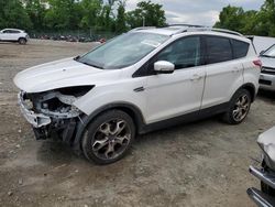 Salvage cars for sale from Copart Baltimore, MD: 2013 Ford Escape Titanium