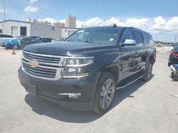 Salvage cars for sale from Copart New Orleans, LA: 2017 Chevrolet Suburban K1500 LT
