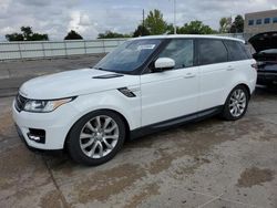 Salvage cars for sale at Littleton, CO auction: 2016 Land Rover Range Rover Sport HSE