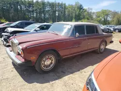 Salvage cars for sale at North Billerica, MA auction: 1976 Rolls-Royce Silver Shadow