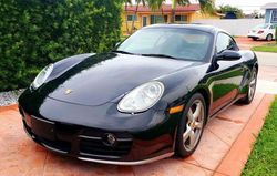 Salvage cars for sale from Copart Opa Locka, FL: 2006 Porsche Cayman S