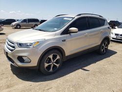 Salvage cars for sale from Copart Amarillo, TX: 2018 Ford Escape SEL