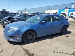 Salvage cars for sale at Woodhaven, MI auction: 2010 Ford Fusion SE