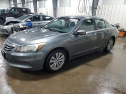 Salvage cars for sale at Ham Lake, MN auction: 2011 Honda Accord EXL