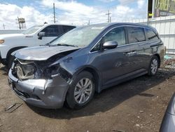 Salvage cars for sale from Copart Chicago Heights, IL: 2017 Honda Odyssey EXL
