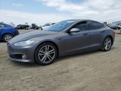 Salvage cars for sale at San Diego, CA auction: 2015 Tesla Model S 85D