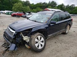 Salvage cars for sale from Copart Mendon, MA: 2012 Subaru Outback 2.5I Premium