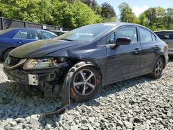 Salvage cars for sale from Copart Waldorf, MD: 2015 Honda Civic SE