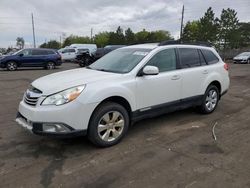 Salvage cars for sale from Copart Denver, CO: 2011 Subaru Outback 2.5I Limited