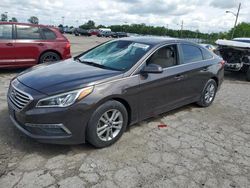 Salvage cars for sale at Indianapolis, IN auction: 2015 Hyundai Sonata SE
