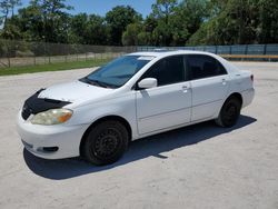 Salvage cars for sale from Copart Fort Pierce, FL: 2005 Toyota Corolla CE