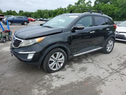 Salvage cars for sale from Copart Ellwood City, PA: 2012 KIA Sportage EX