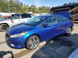 Salvage cars for sale at Eldridge, IA auction: 2017 KIA Forte EX