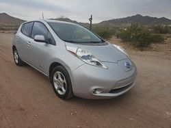 Salvage cars for sale at Phoenix, AZ auction: 2015 Nissan Leaf S