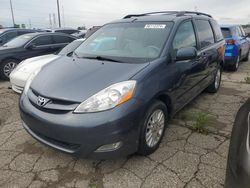 Salvage cars for sale at Woodhaven, MI auction: 2009 Toyota Sienna XLE