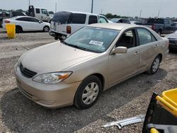 Toyota salvage cars for sale: 2003 Toyota Camry LE