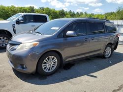 Salvage cars for sale at Exeter, RI auction: 2011 Toyota Sienna XLE