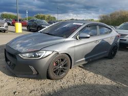 Salvage cars for sale at East Granby, CT auction: 2018 Hyundai Elantra SEL