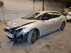 Salvage cars for sale at Wheeling, IL auction: 2019 Nissan Maxima S